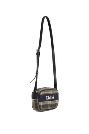 borsa in poliestere verde CHLOÉ KIDS | C20683Z67